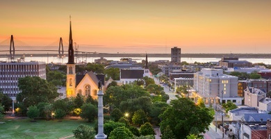 CharlestonSkyline2 - School Trips to&nbsp;Charleston